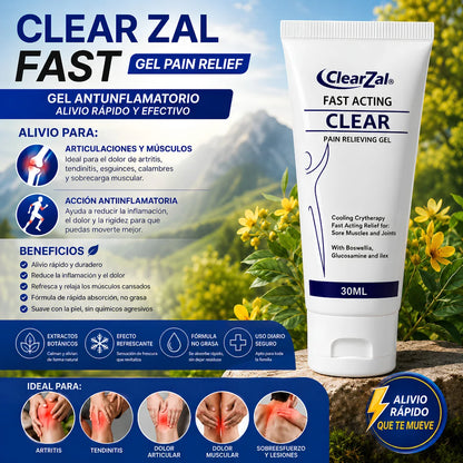 ClearZal® | Alivio para músculos, articulaciones y zonas sensibles