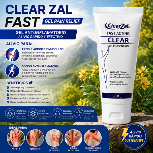 ClearZal® | Alivio para músculos, articulaciones y zonas sensibles
