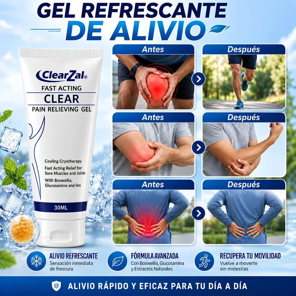 ClearZal® | Alivio para músculos, articulaciones y zonas sensibles