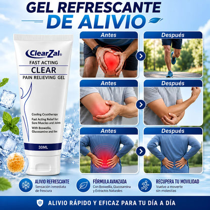 ClearZal® | Alivio para músculos, articulaciones y zonas sensibles