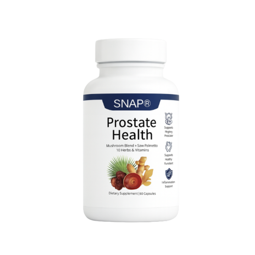 Prostate Health™ Suplemento de salud prostática reduce urgencia urinaria y mejora el flujo nocturno fórmula botánica sin medicamentos recetados.