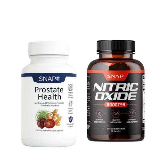 Prostata Pack™ Pack suplemento prostático con booster de óxido nítrico apoya próstata sana y circulación activa en un solo sistema sin estimulantes artificiales.